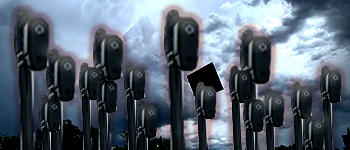 A flock of Fountain's Flock cameras appearing ominous
